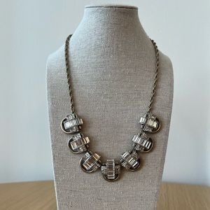 Jeweled Art Deco Style Statement Necklace